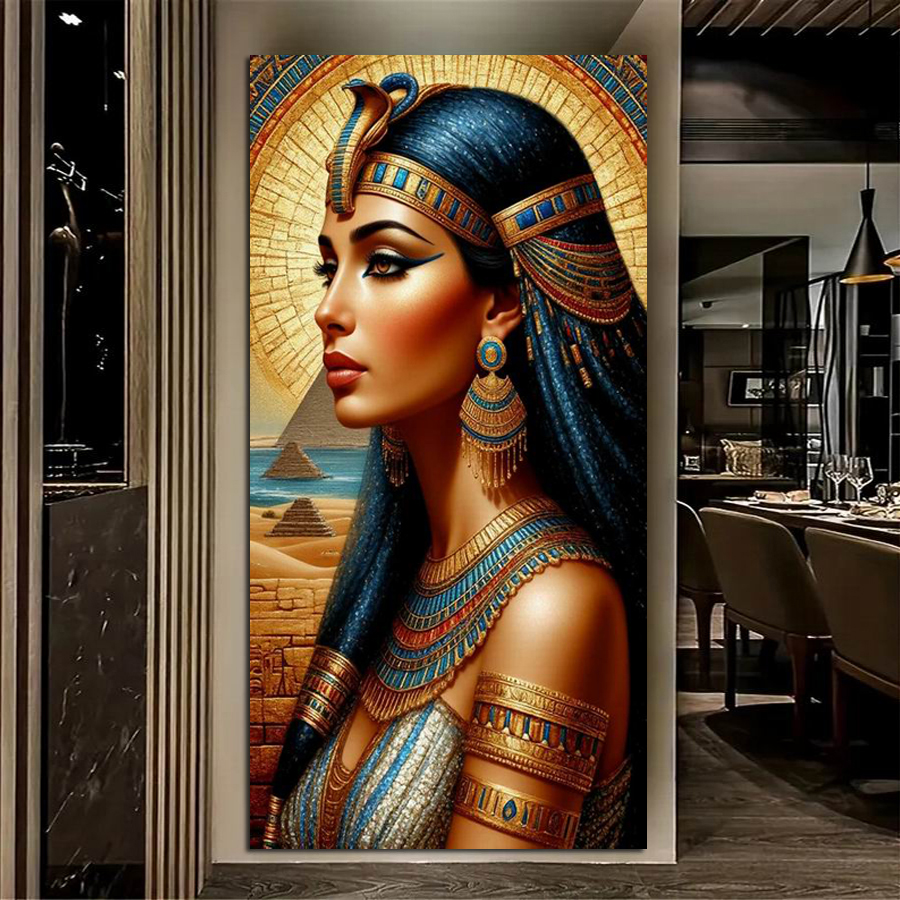 Embroidery In Egypt - The Queen of Egypt Picture Large