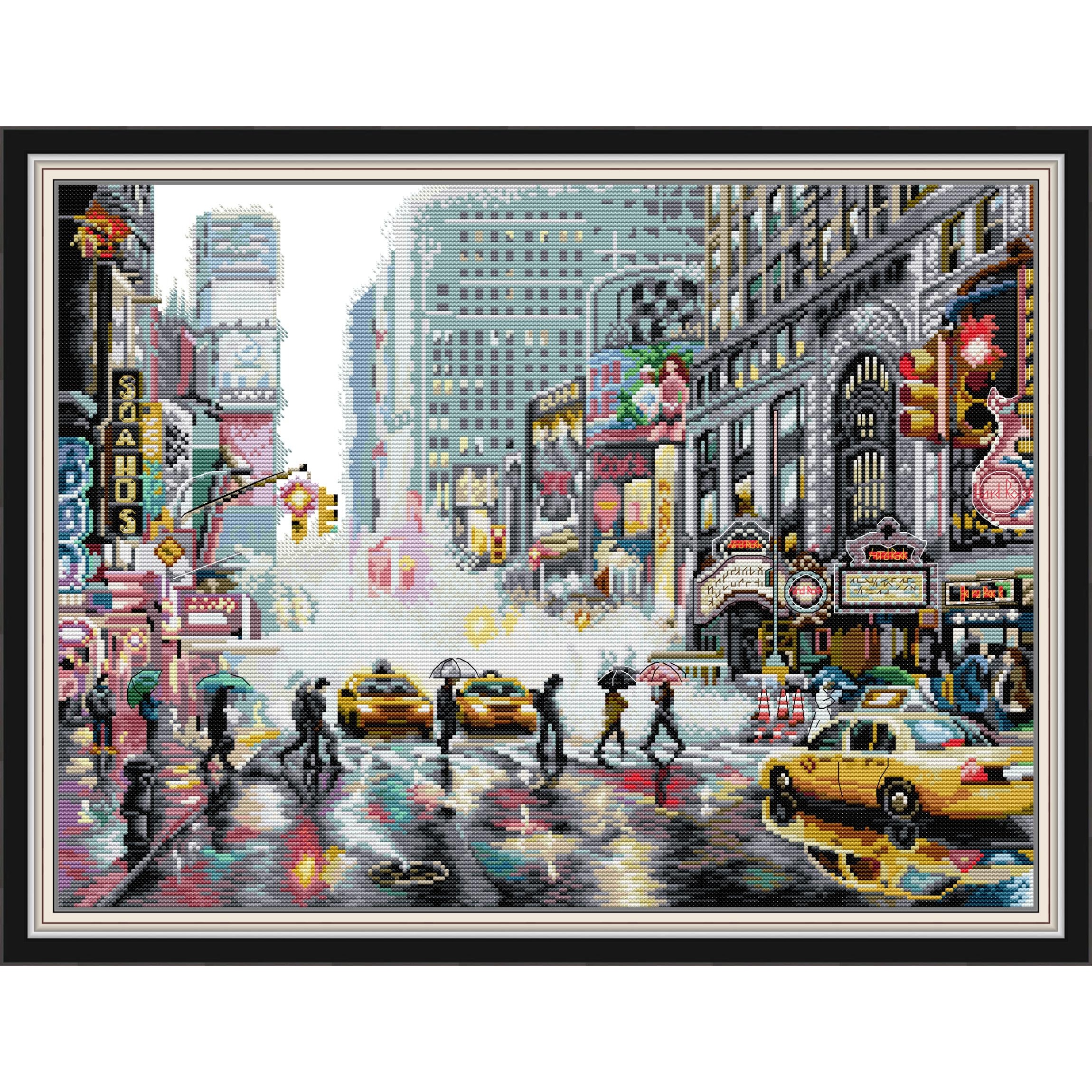 Embroidery York - Soulgift News Pre-Printed Cross Stitch Kit,