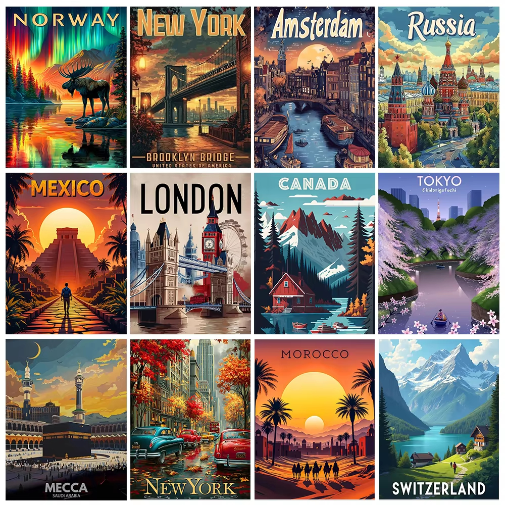 Embroidery York - World Famous Scenery 5D Diamond Painting