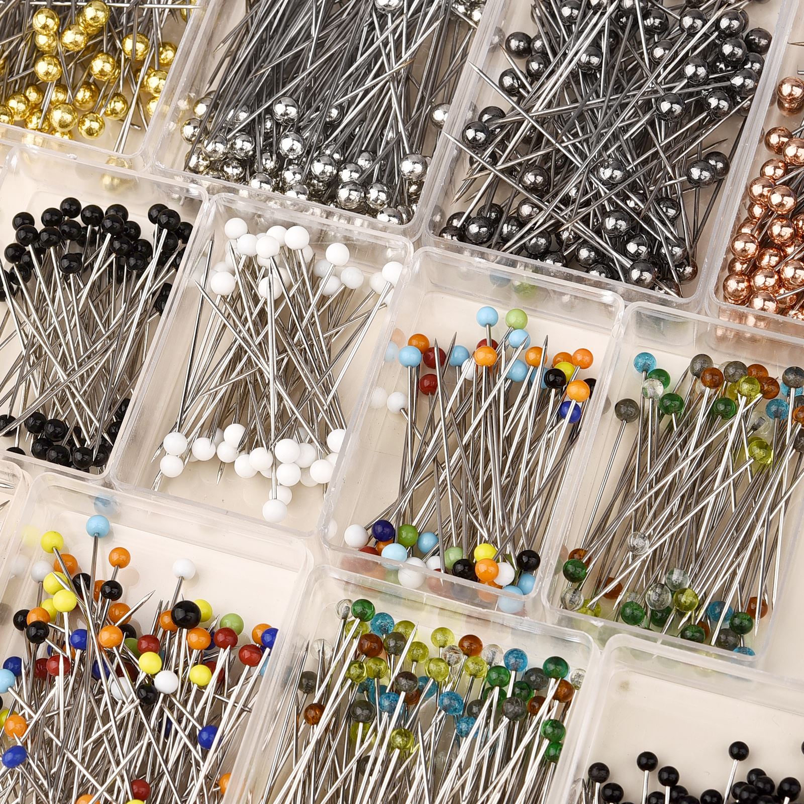 Embroidery Glass Beads - 50/100Pcs Fashion Sewing Needles Colored Glass/Ceramics