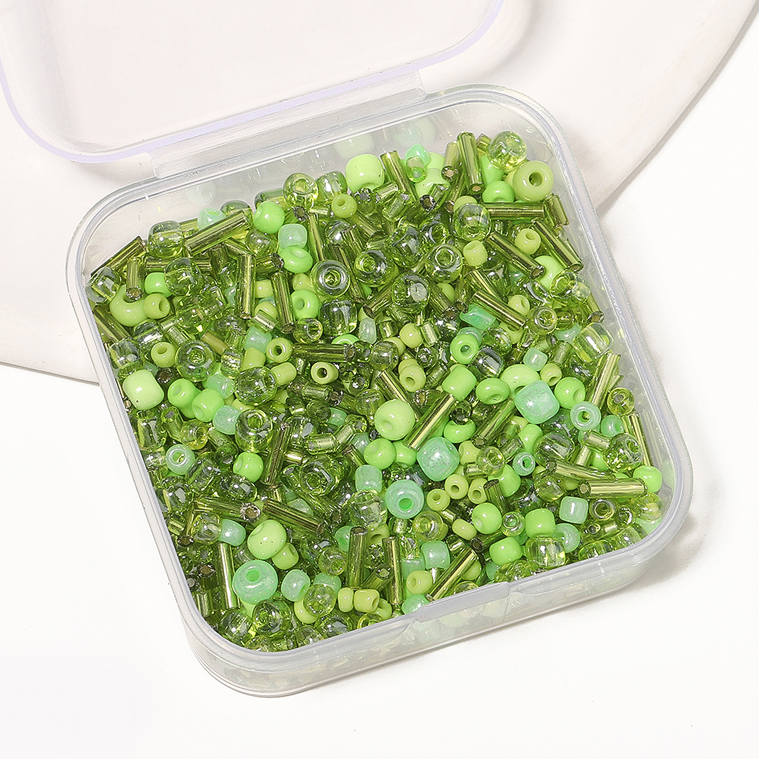 Embroidery Glass Beads - 700Pcs/box Green Japanese Seed Beads Mixed
