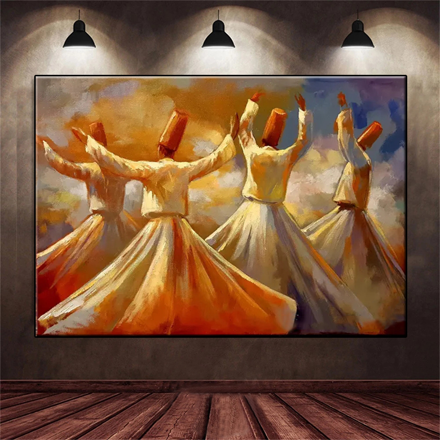 Embroidery In Egypt - 5D DIY Diamond Painting Sufi Whirling