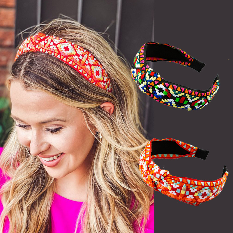Embroidery Knot - Explosive ins embroidery mesh webbing middle