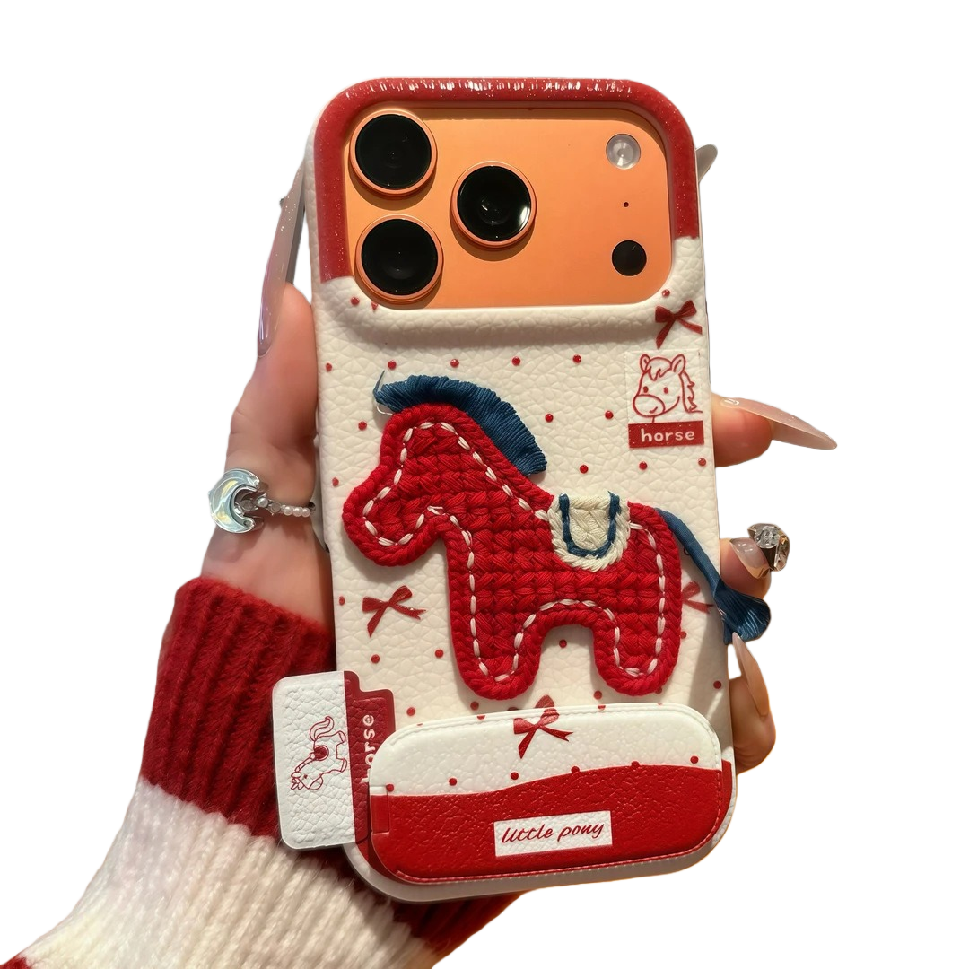 Embroidery Horse - Embroidery Little Pony Horse Mirror Kickstand