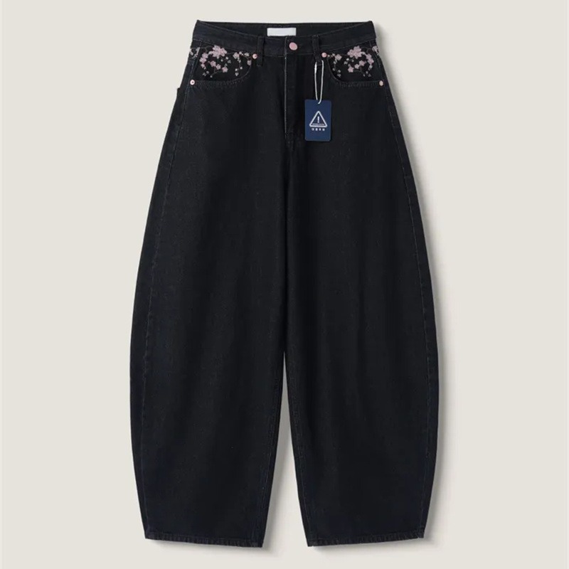 Sakura Embroidery Loose Scythe - Embroidery Jeans Sakura recension och pris