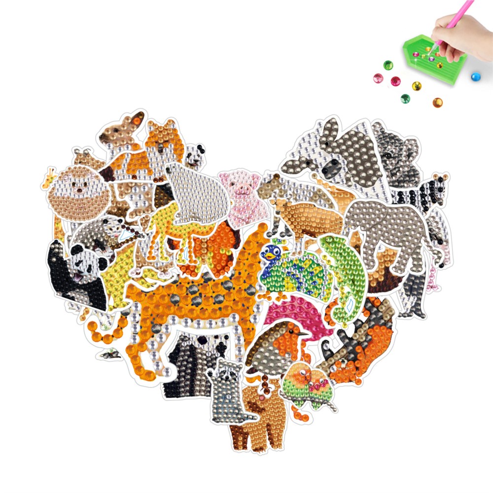 Cartoon Animal Diamond Paintin - Embroidery Ideas For Bags recension och pris