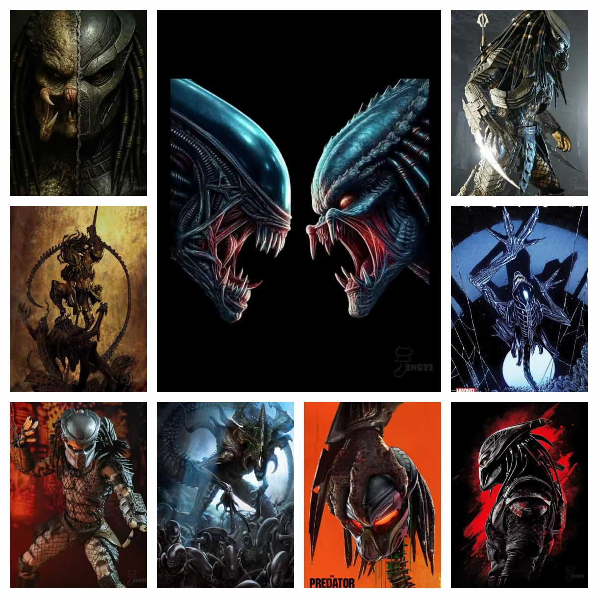 2026 New Alien vs Predator Cha - Embroidery Vs Cross Stitch recension och pris