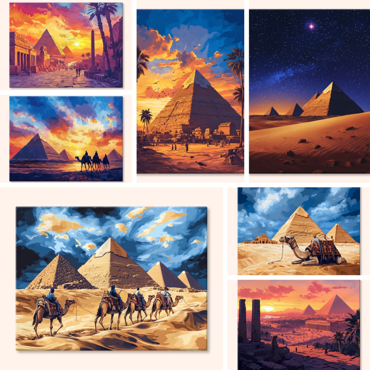 Diamond Painting Kit Great Pyr - Embroidery In Egypt recension och pris