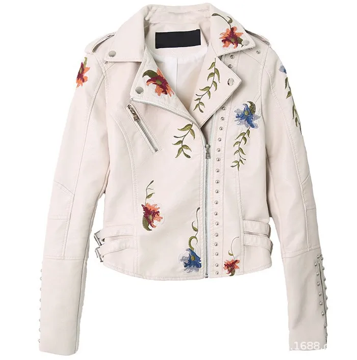 Floral Embroidery Faux Soft Le - Embroidery On Leather recension och pris