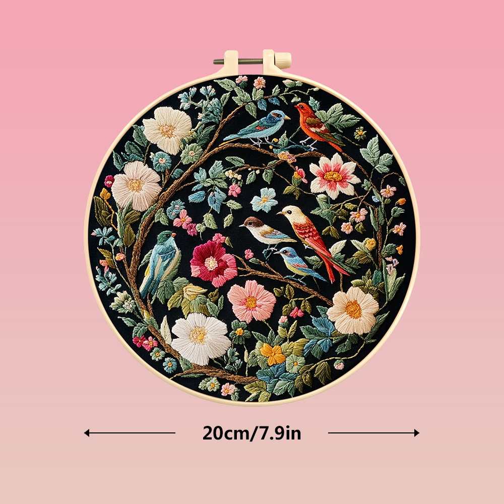 DIY Embroidery Flower Hummingb - Embroidery Ideas For Bags recension och pris