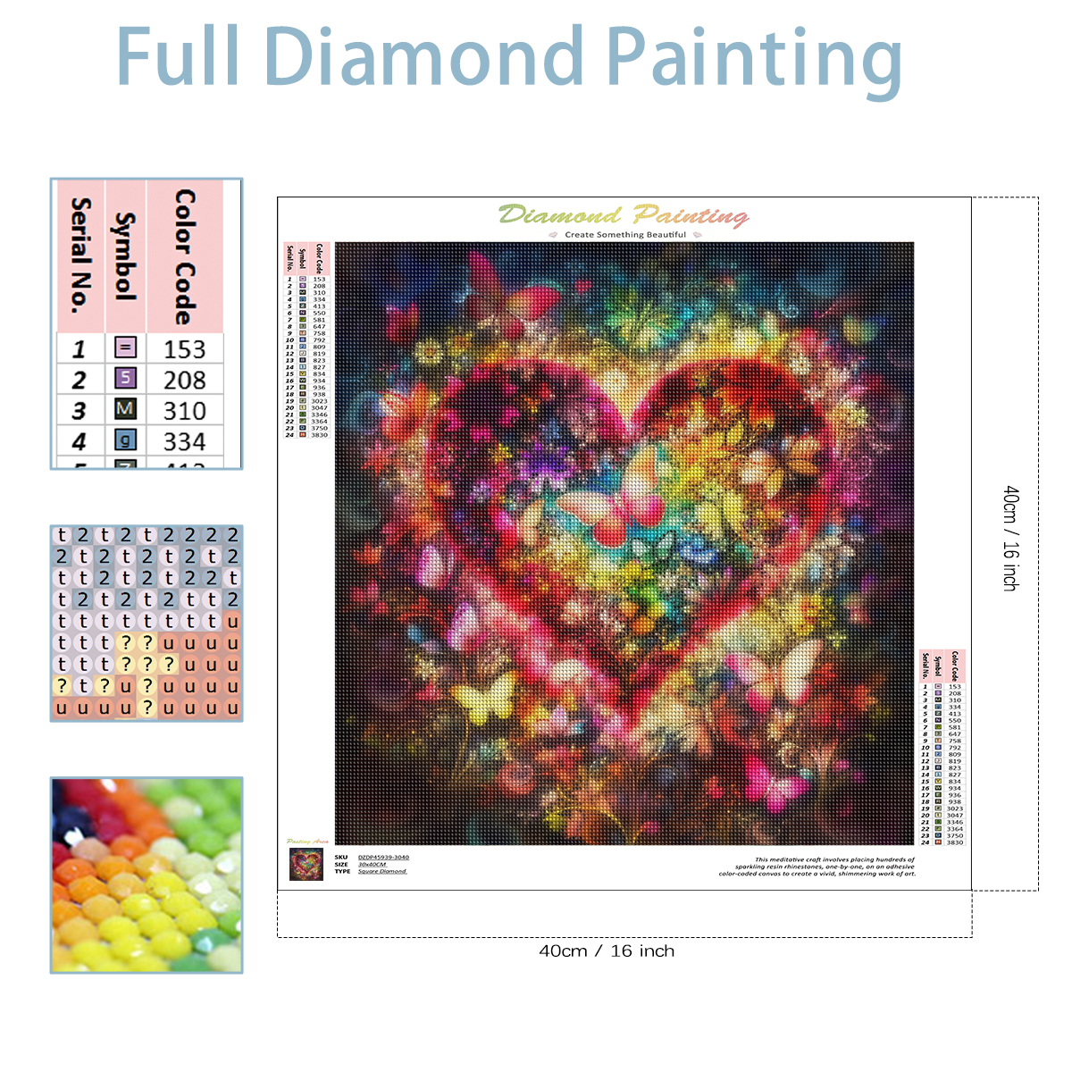 SDOYUNO DIY 5D Diamond Paintin - Embroidery Ideas For Bags recension och pris