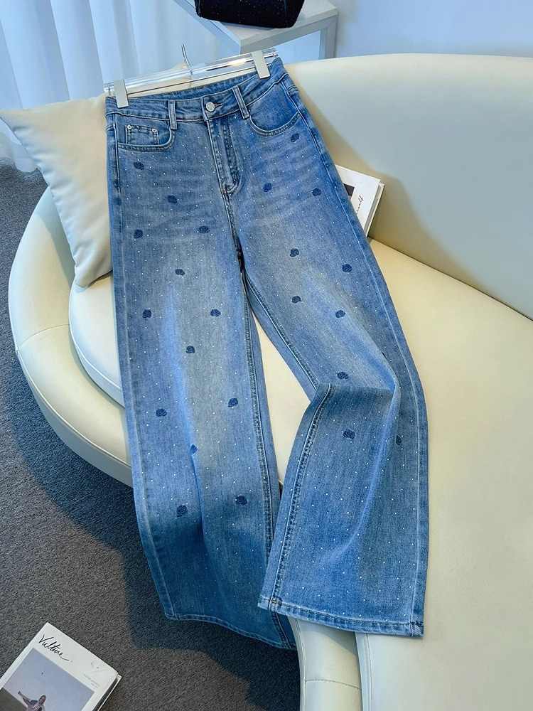 Rose Embroidered Hot Diamond J - Embroidery Jeans Sakura recension och pris