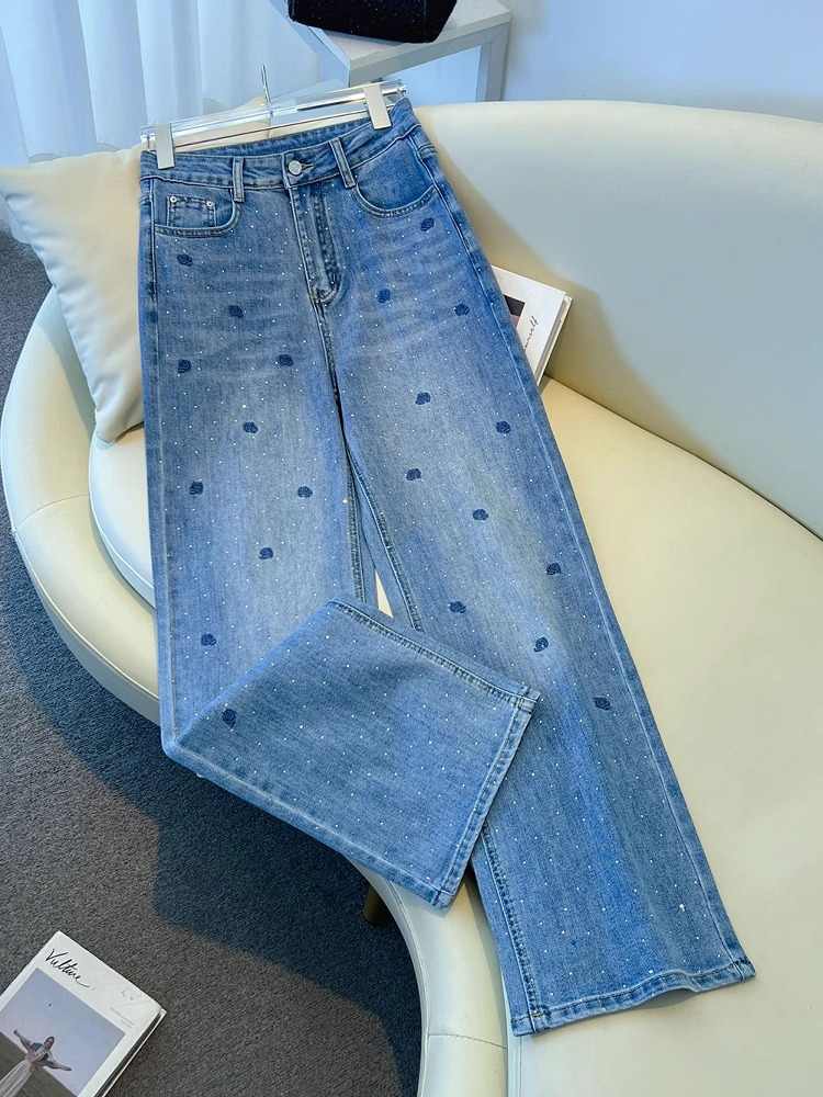 Rose Embroidered Hot Diamond J - Embroidery Jeans Sakura recension och pris