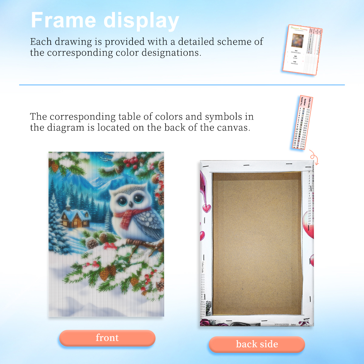 RUOPOTY Snowy Owl  Diamond Pai - Embroidery Ideas For Bags recension och pris