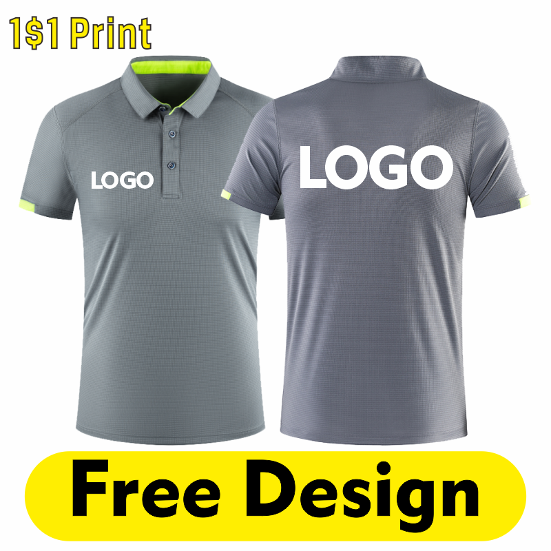 Quick Dry Sports POLO Shirt Fi - Embroidery Design Logo recension och pris