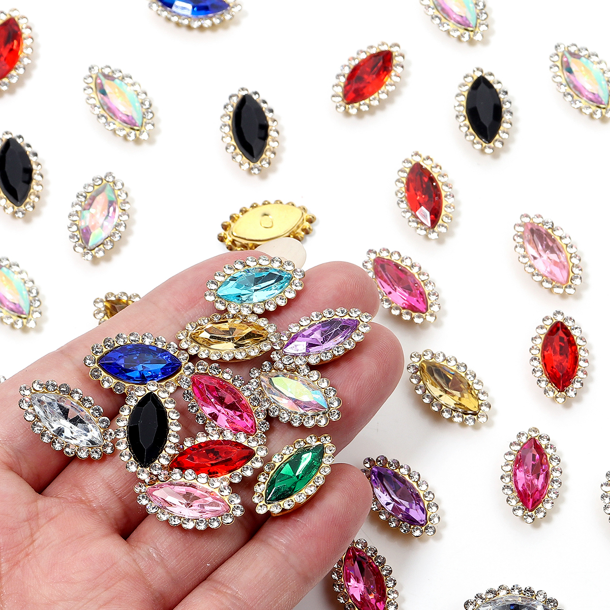 30pcs/lot Acrylic Horse Eye Se - Embroidery Glass Beads recension och pris