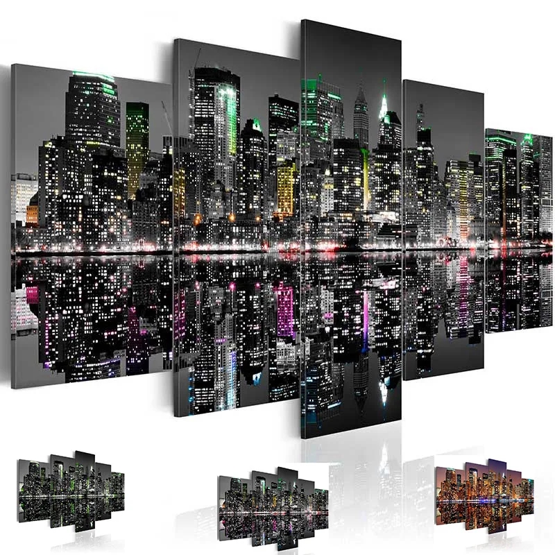 City Night Scenery Diy diamond - Embroidery York recension och pris