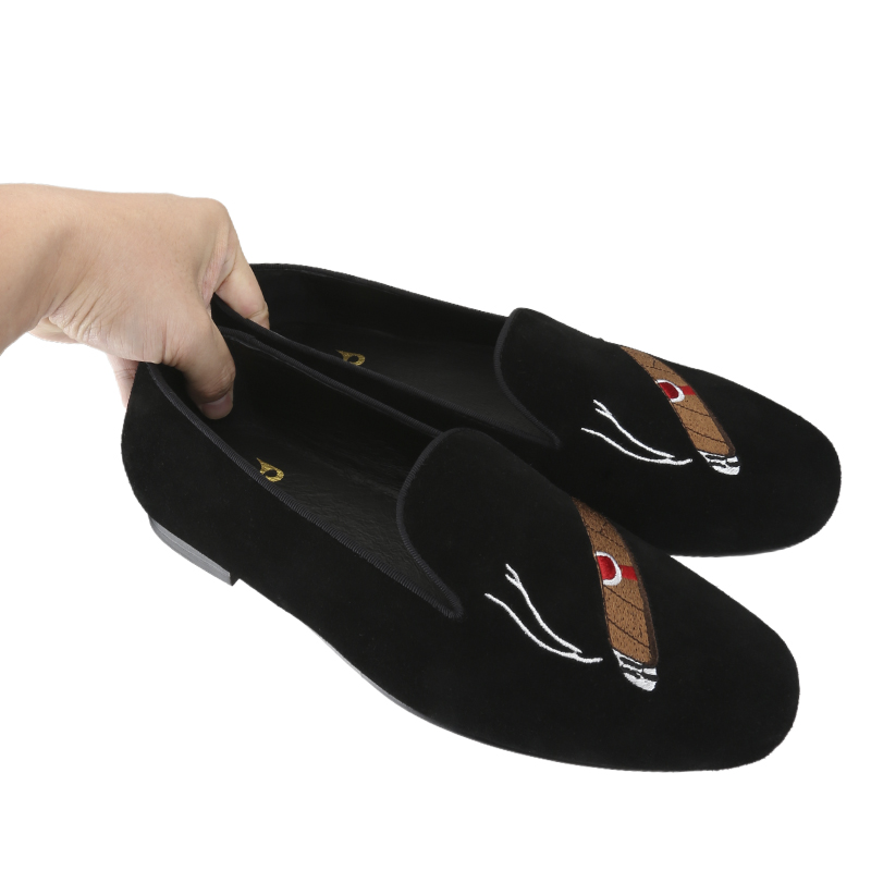 Piergitar New Style Black Sued - Embroidery On Leather recension och pris