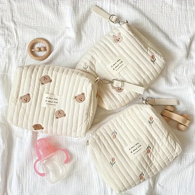 Cotton Portable Storage Bag Zi - Embroidery Fonts recension och pris