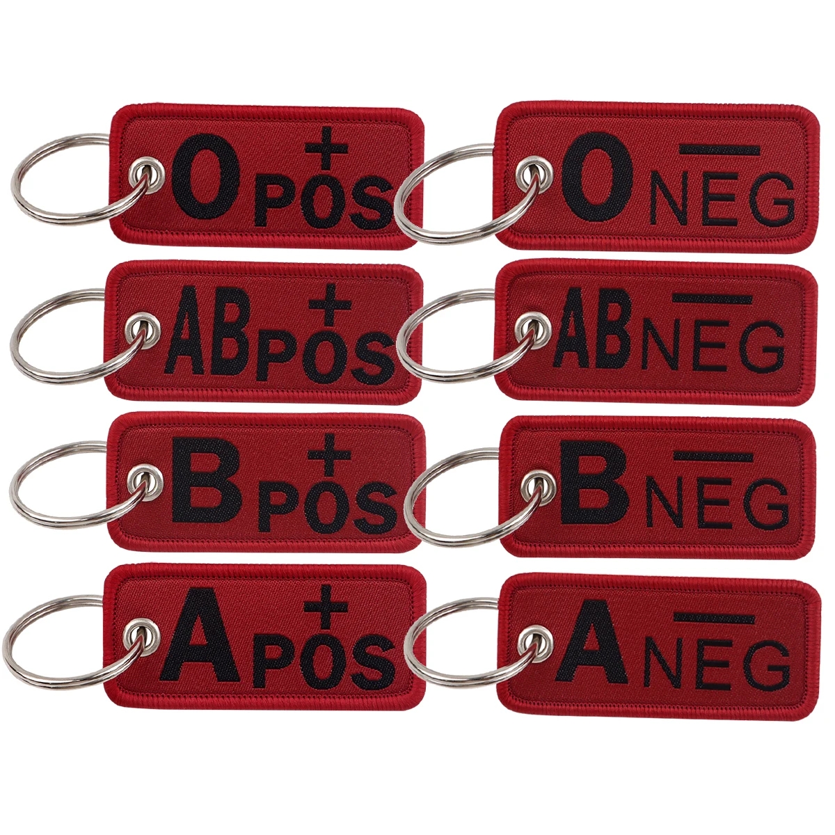 RED Blood Type Embroidery Key  - Embroidery Fonts recension och pris