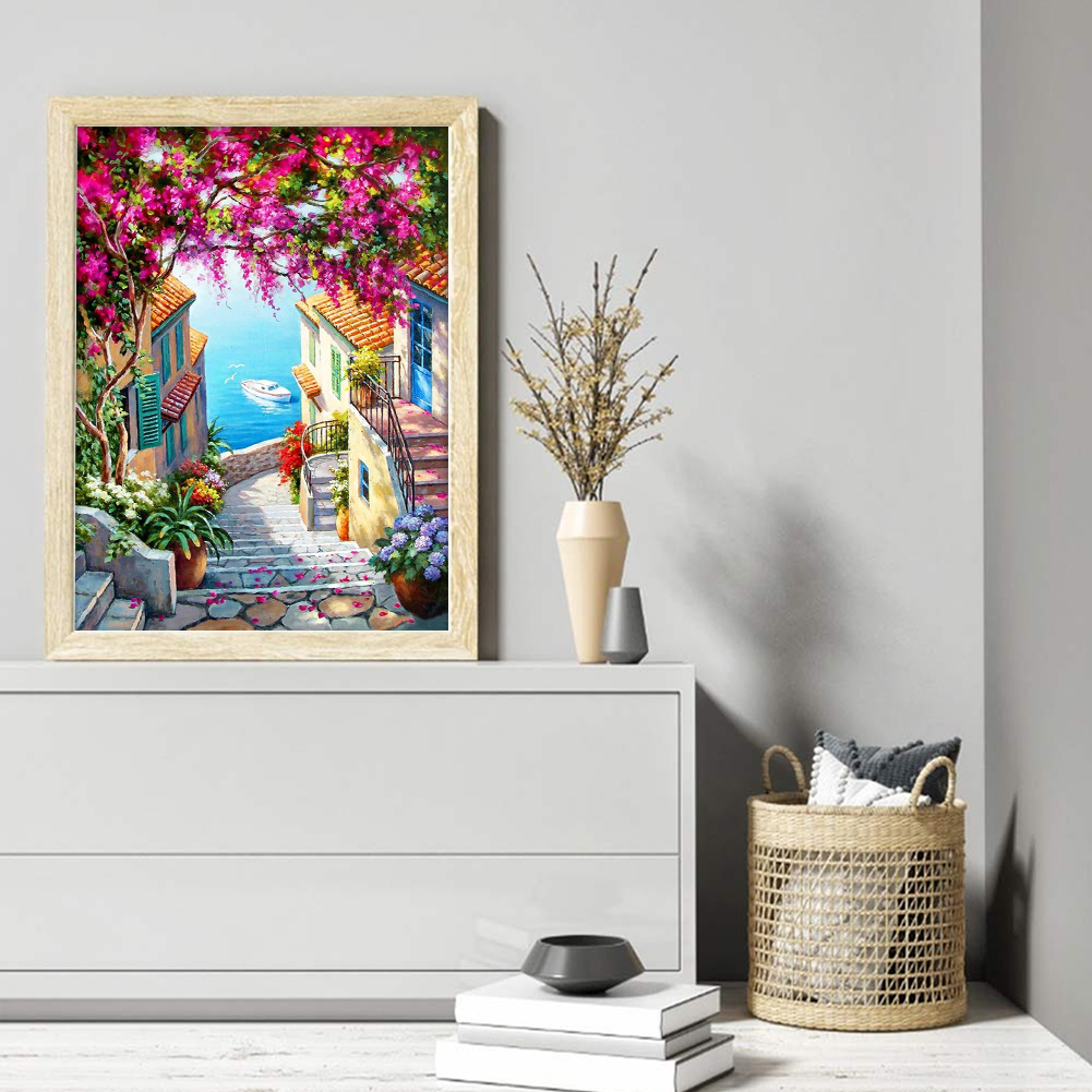 Seaside Printed Cross Stitch K - Printed Embroidery Kit recension och pris