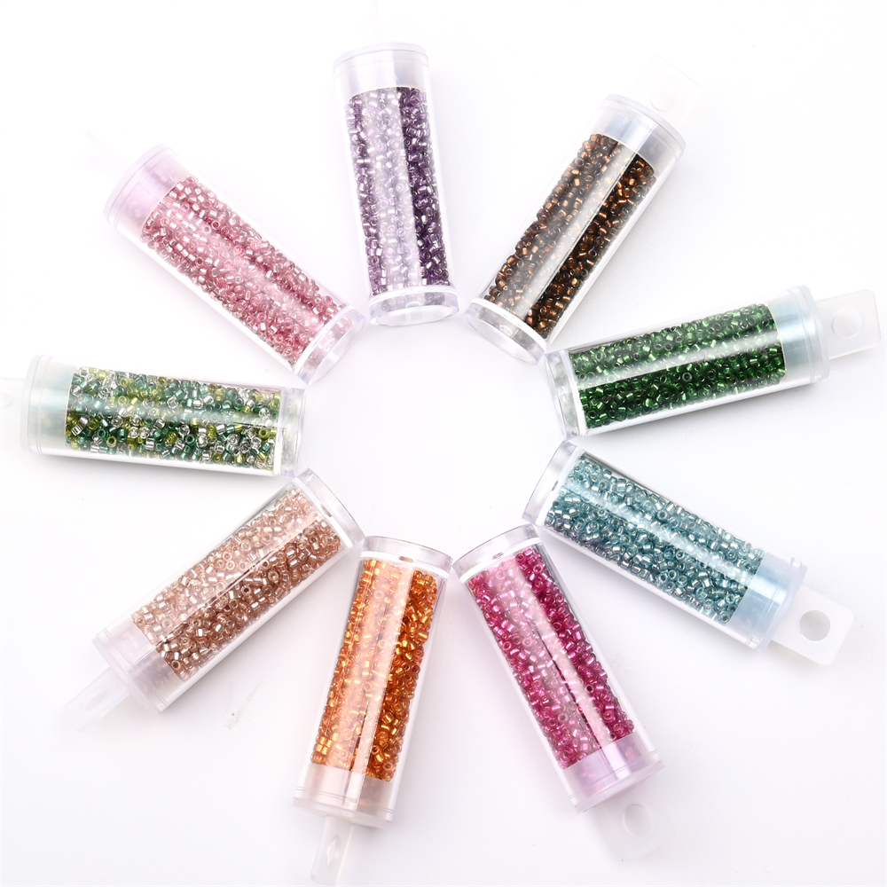 2mm Silver Colour Inside Mini  - Embroidery Glass Beads recension och pris