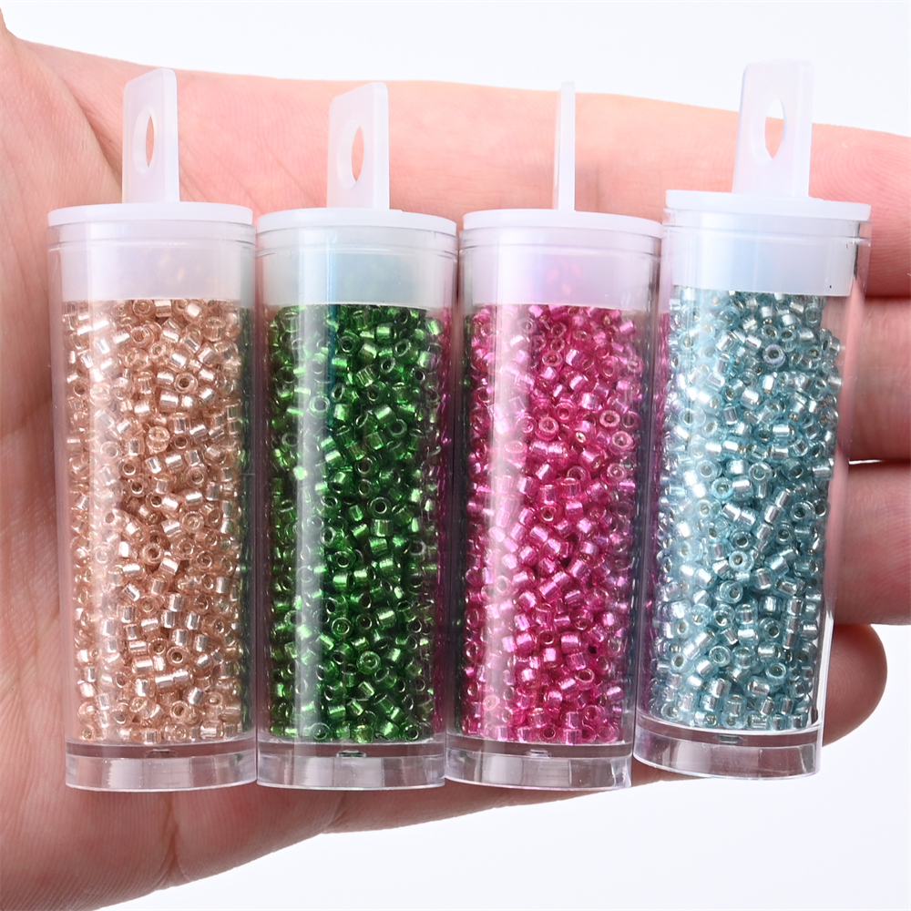2mm Silver Colour Inside Mini  - Embroidery Glass Beads recension och pris