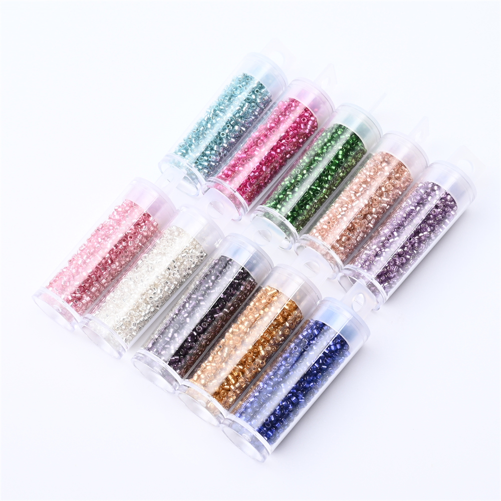 2mm Silver Colour Inside Mini  - Embroidery Glass Beads recension och pris