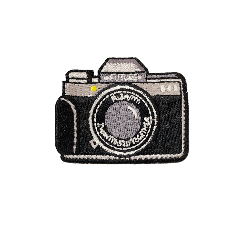 1 Piece Black Camera Embroider - Embroidery Fonts recension och pris