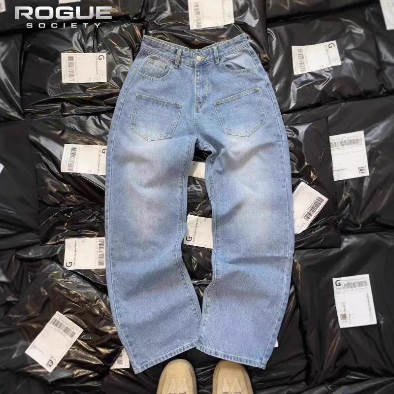 New Y2K American Retro Sakura  - Embroidery Jeans Sakura recension och pris