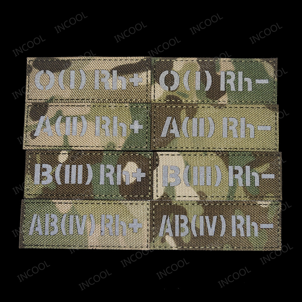 Blood Type Group Infrared Refl - Embroidery Fonts recension och pris