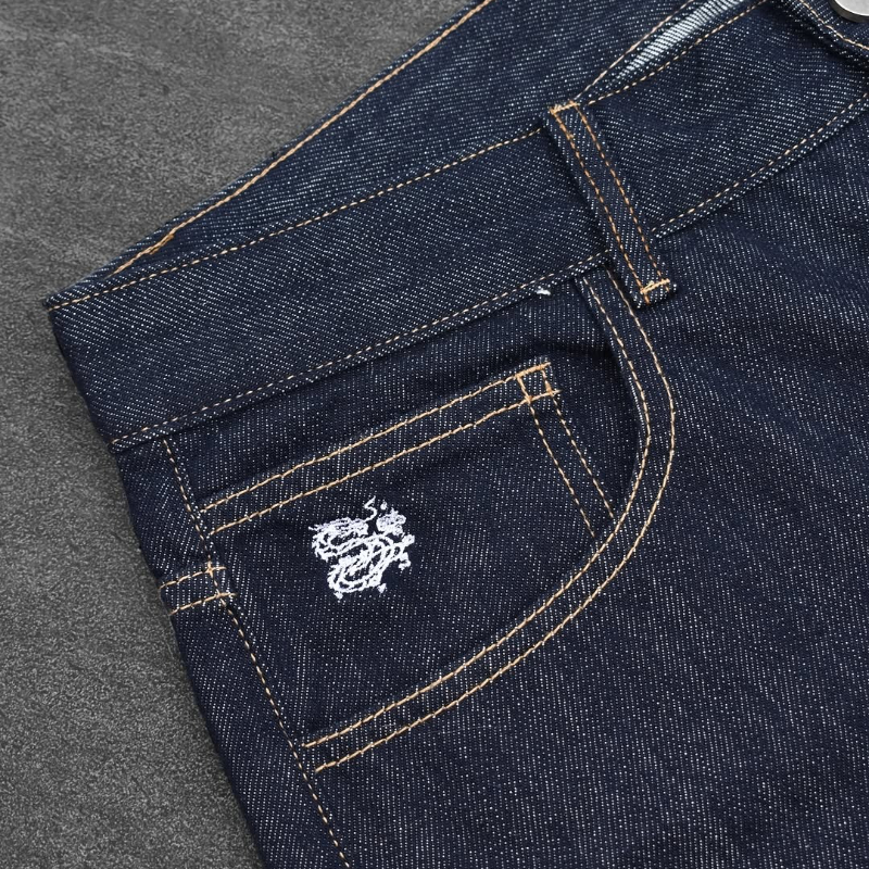 Mens Jeans Harajuku Y2K Retro  - Embroidery Font Free recension och pris