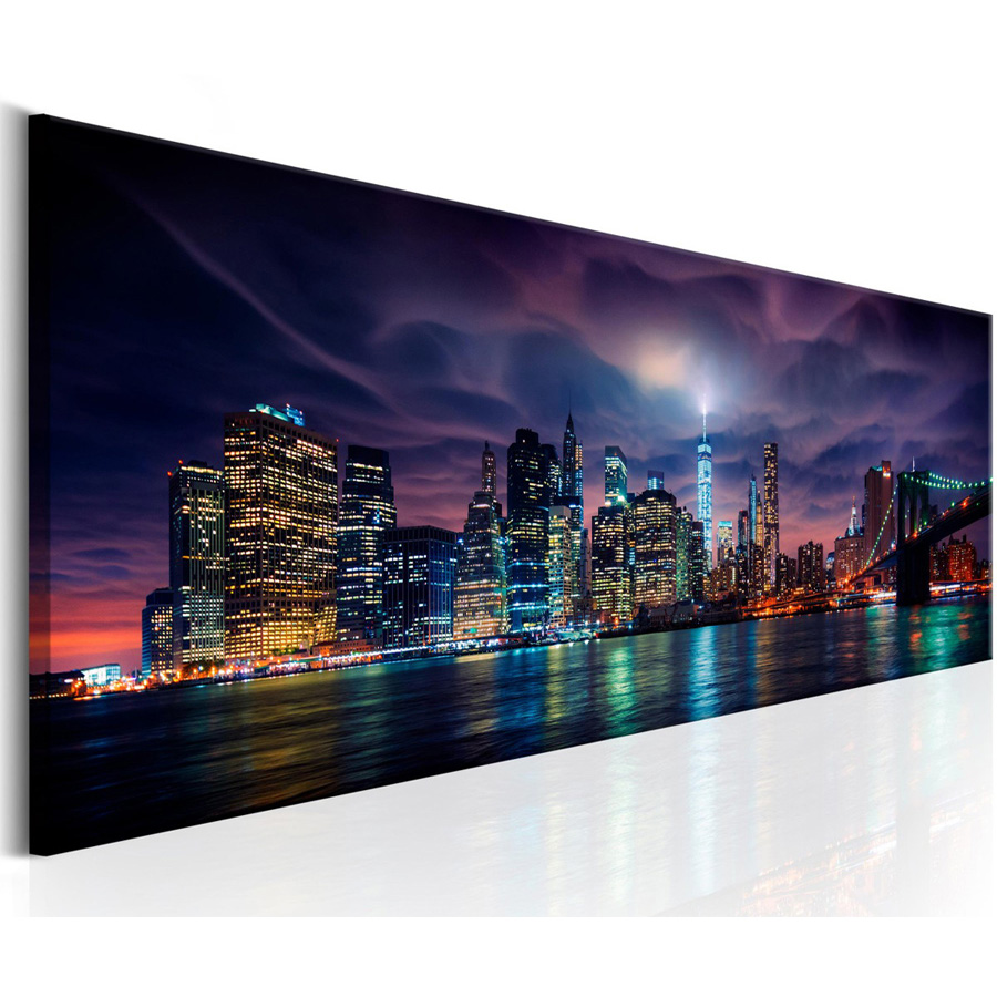New York night landscape Large - Embroidery York recension och pris