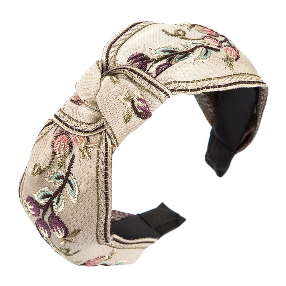 New Retro Knotted Headband For - Embroidery Knot recension och pris