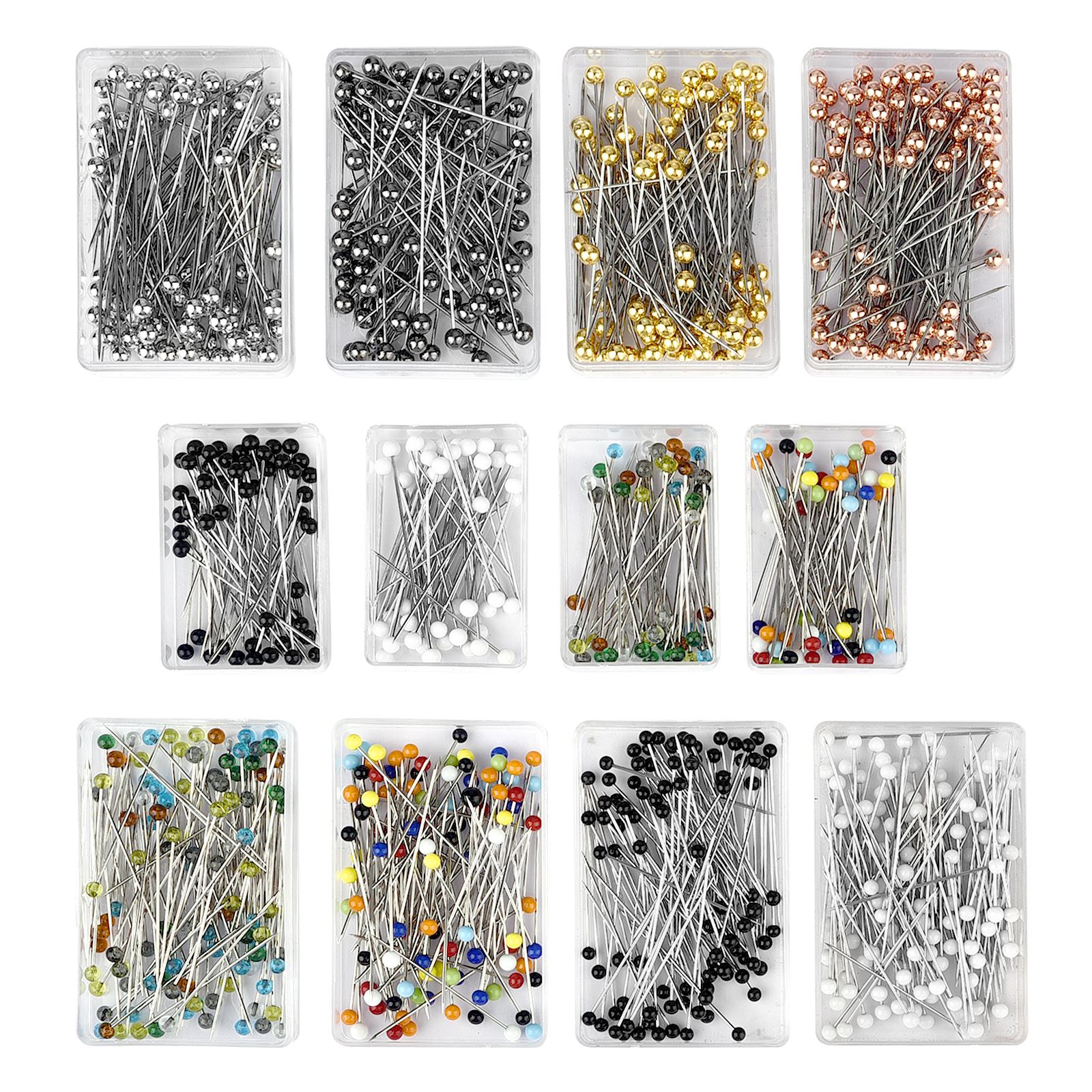 50/100Pcs Fashion Sewing Needl - Embroidery Glass Beads recension och pris