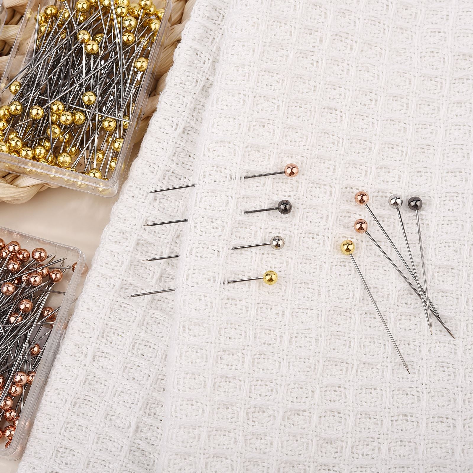 50/100Pcs Fashion Sewing Needl - Embroidery Glass Beads recension och pris