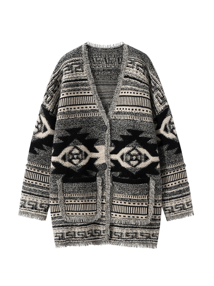 Bohemian Women's Cardigan Swea - Embroidery Towel recension och pris