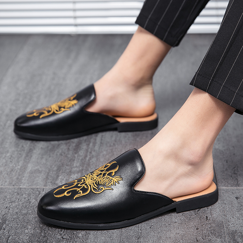 Summer Embroidery Half Shoes F - Embroidery On Leather recension och pris