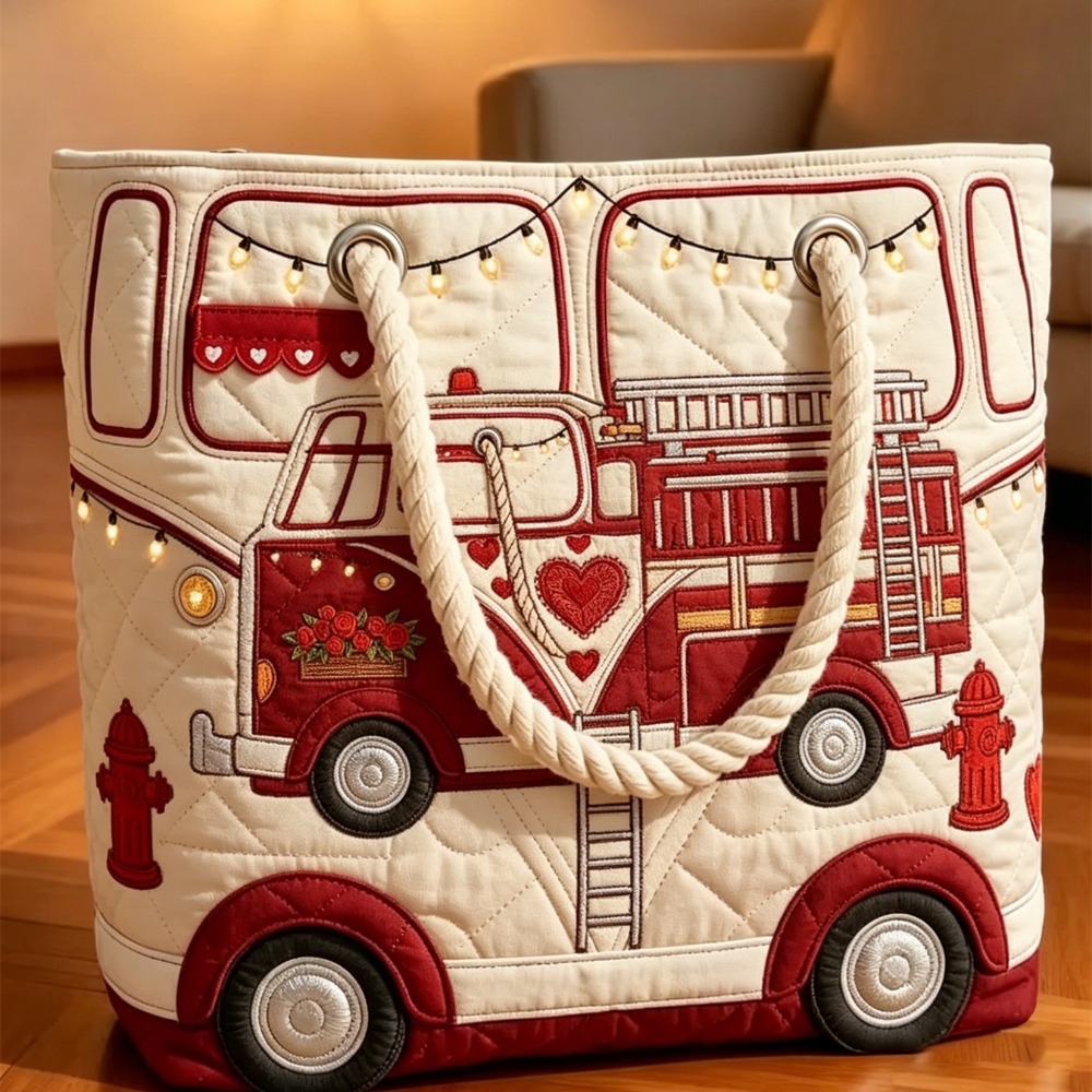 Women's Quilted Handbag, Light - Embroidery X Pattern recension och pris