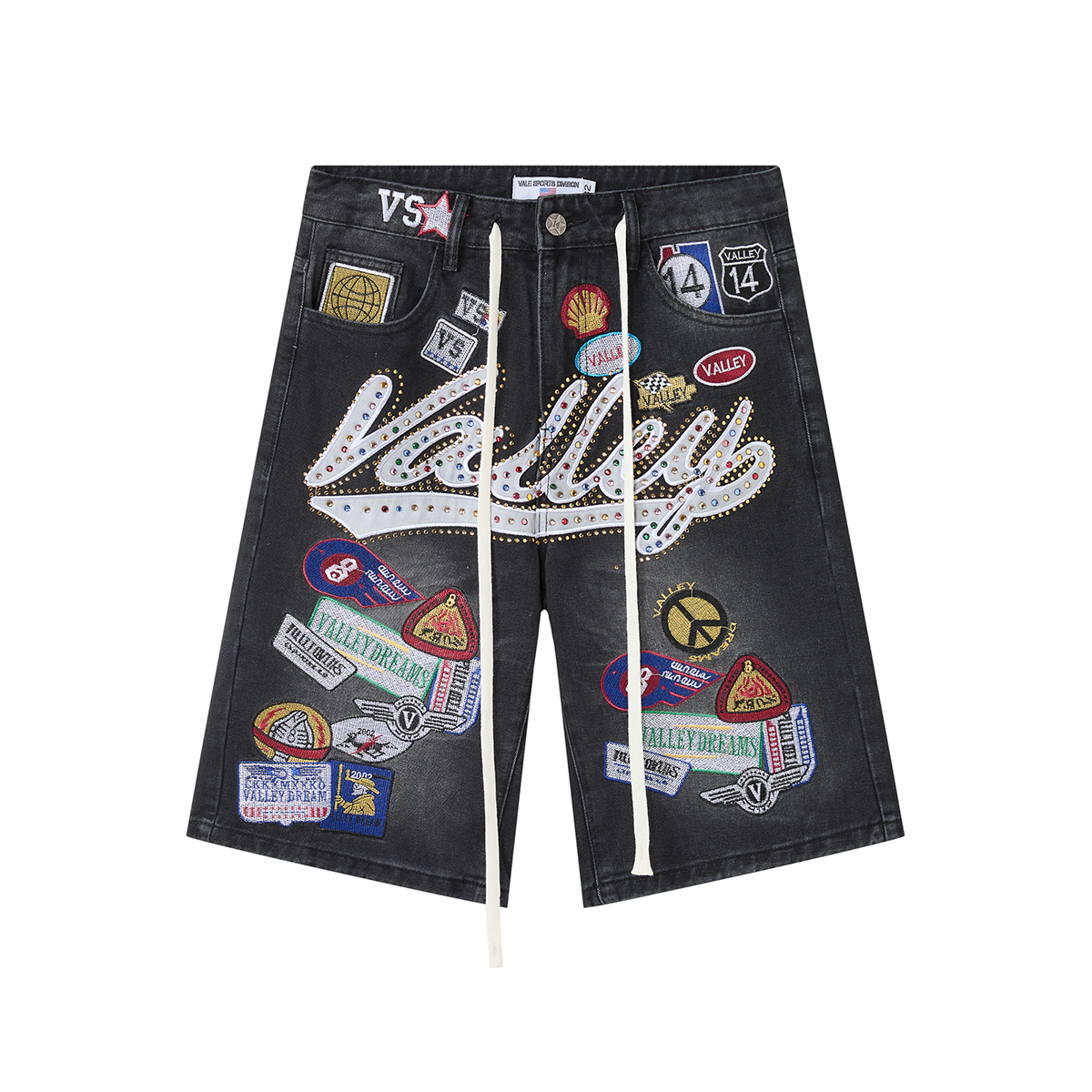 Shinning Diamond Letter Embroi - Embroidery Jeans Sakura recension och pris
