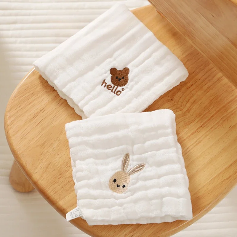 Baby Saliva Towels 6 Layer Cot - Embroidery Towel recension och pris