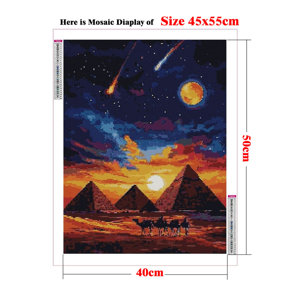 1pc frameless Diamond Painting - Embroidery In Egypt recension och pris