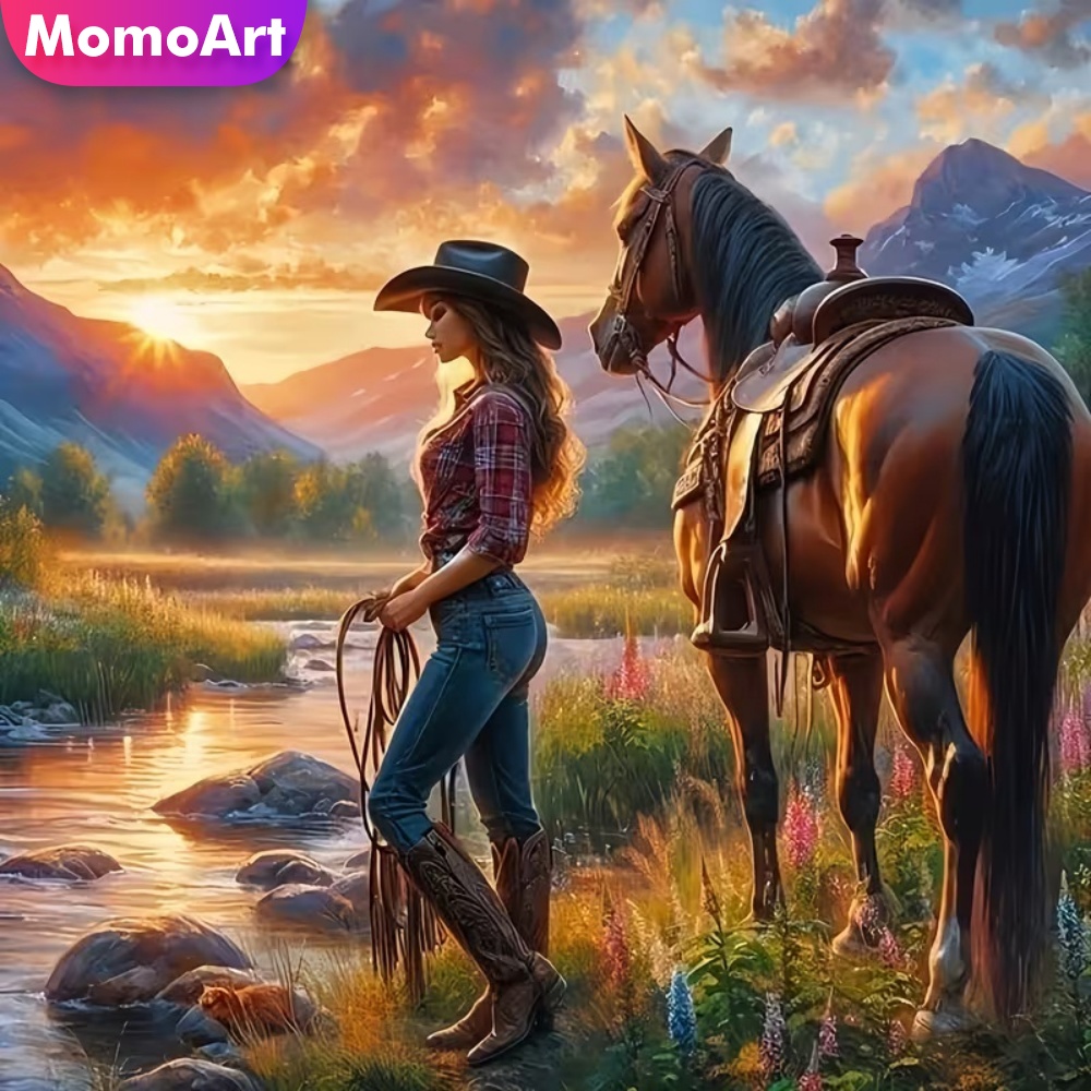 Momoart Diamond Embroidery Wom - Embroidery Horse recension och pris