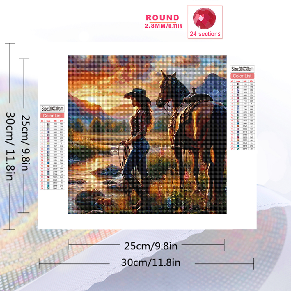 Momoart Diamond Embroidery Wom - Embroidery Horse recension och pris
