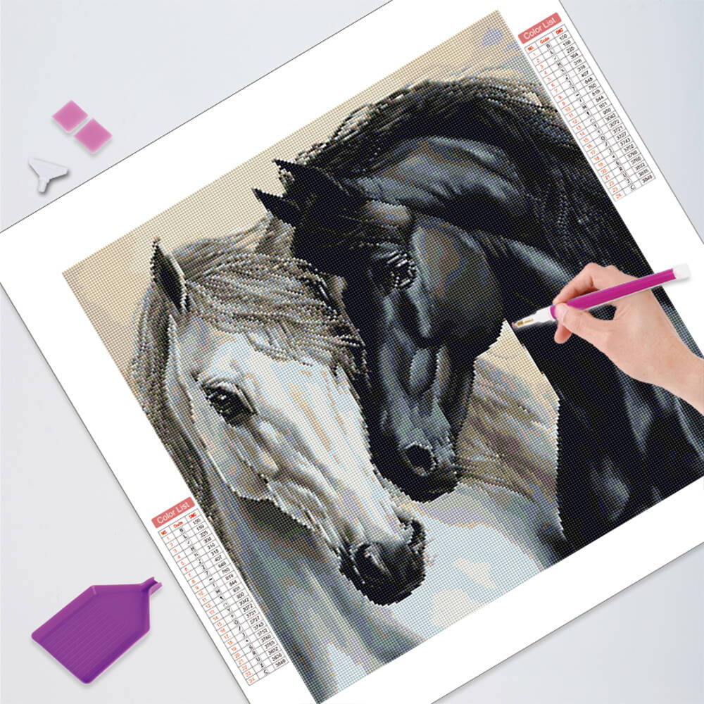 HUACAN New Collection Diamond  - Embroidery Horse recension och pris