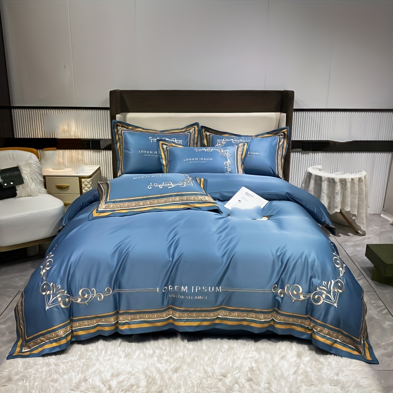 Light Luxury Four Piece Beddin - Embroidery Machine China recension och pris