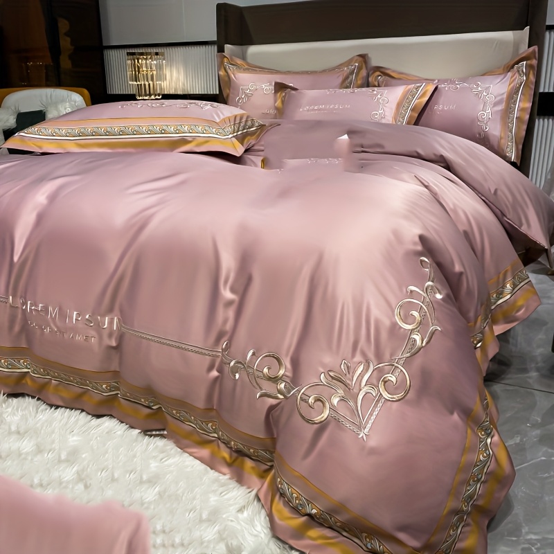 Light Luxury Four Piece Beddin - Embroidery Machine China recension och pris