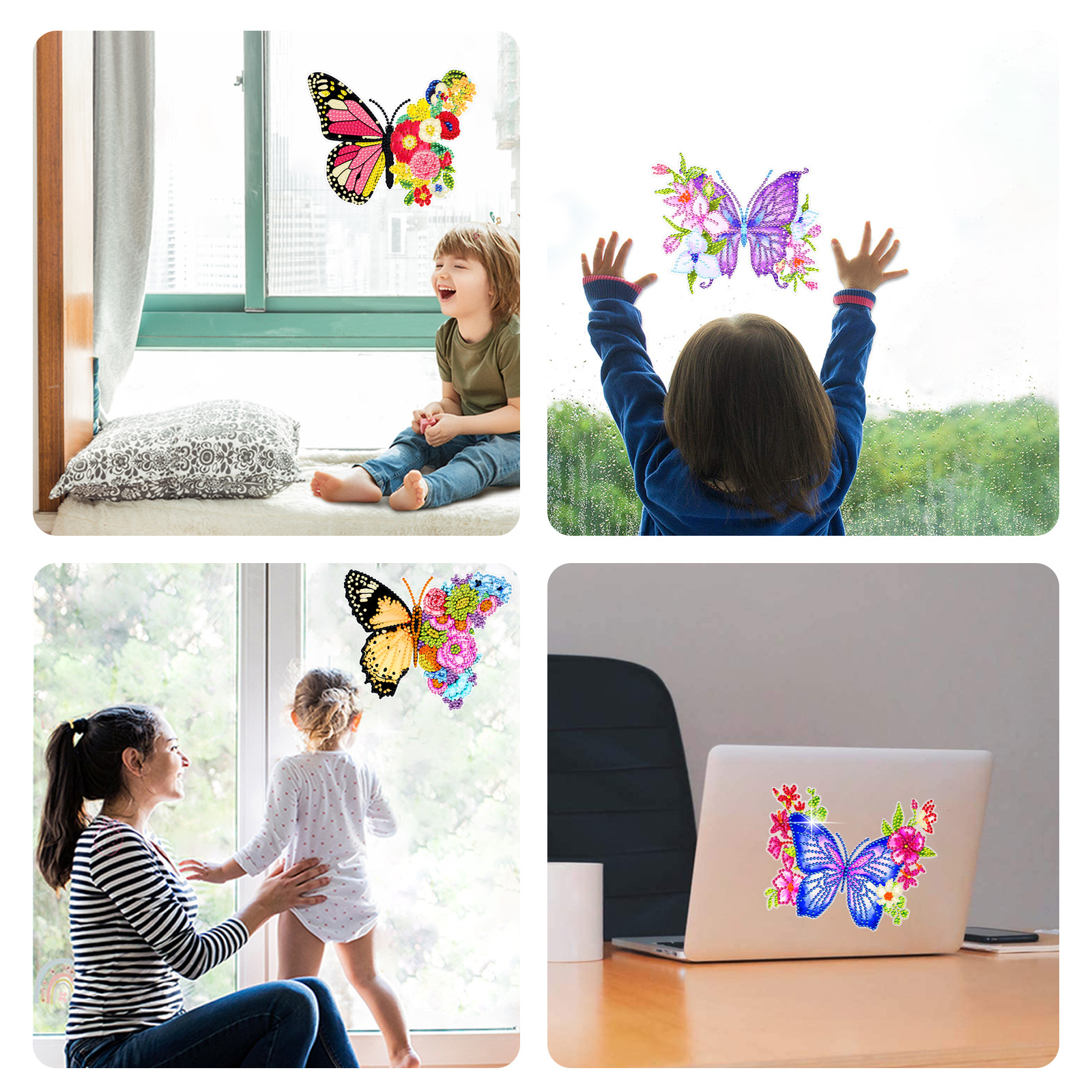 Cartoon Butterfly Diamond Pain - Embroidery Ideas For Bags recension och pris