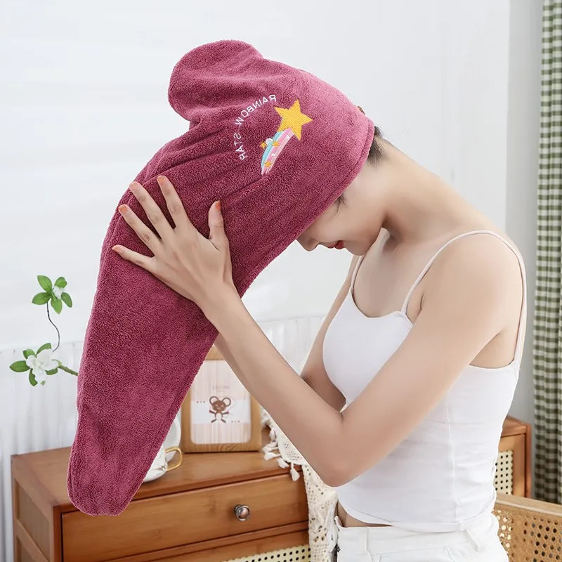 1Pcs Embroidery Style Hair Dry - Embroidery Towel recension och pris