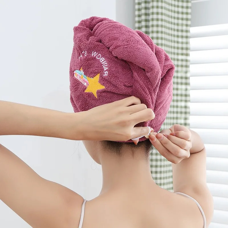 1Pcs Embroidery Style Hair Dry - Embroidery Towel recension och pris